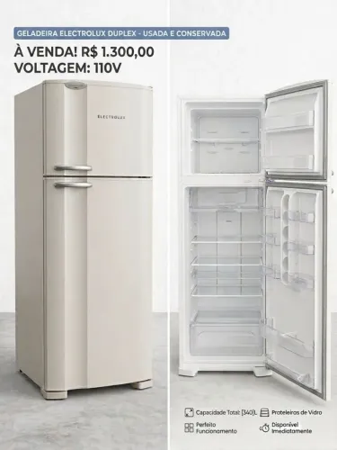 Vendo Geladeira Duplex