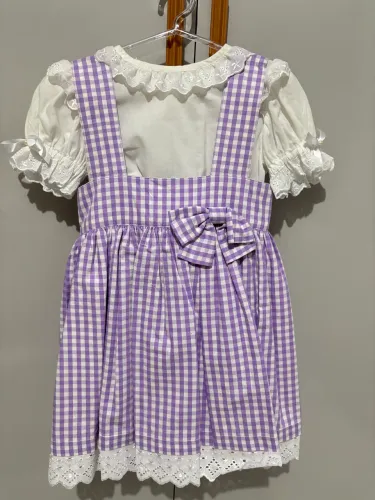 Vestido Menina Tema Fazenda ou Bosque