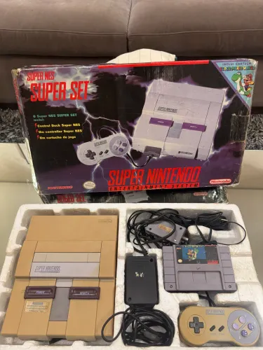 Super Nintendo snes FAT Playtronic CIB raro
