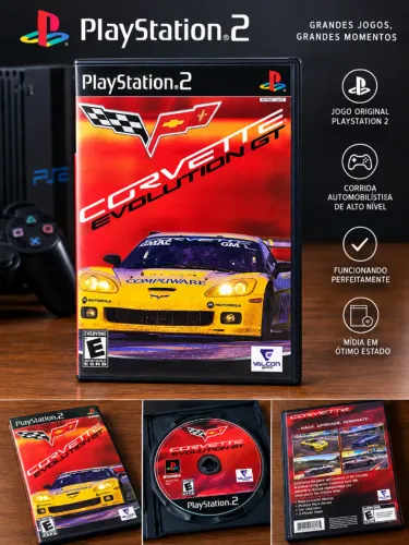 Corvette Evolution GT PS2 Original - PlayStation 2 - Mídia Física