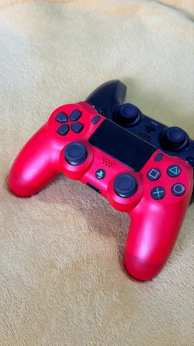 Controle PS4 Original Sony DualShock 4 Vermelho ? Novo Sem Caixa