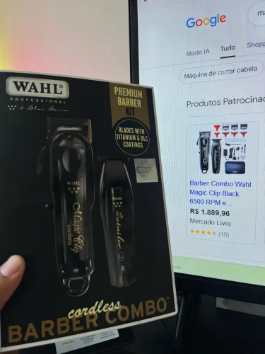 Combo Máquina de Cortar Cabelo WAHL Magic Clip Cordless
