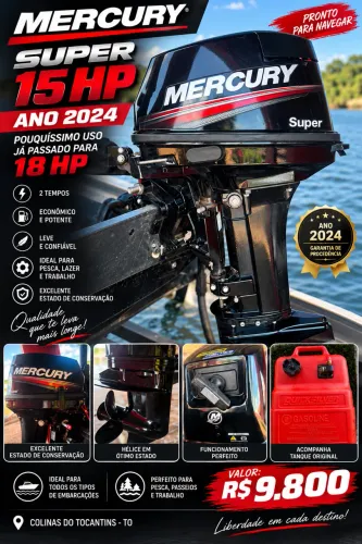 Motor mercury super 15