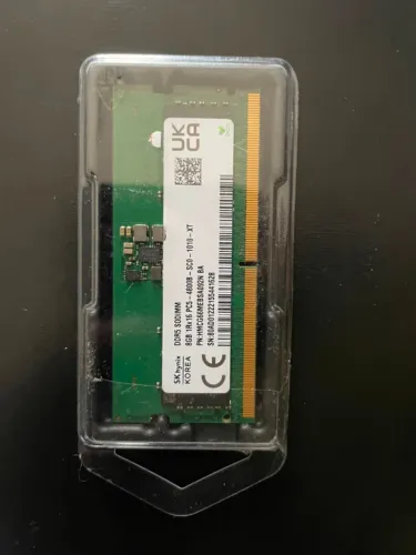 Memória RAM Notebook SK Hynix 8GB DDR5 4800MHz (Nova/Lacrada)