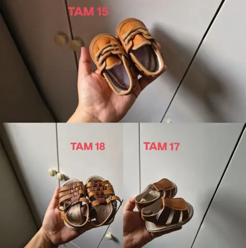 3 pares de sapatos infantil
