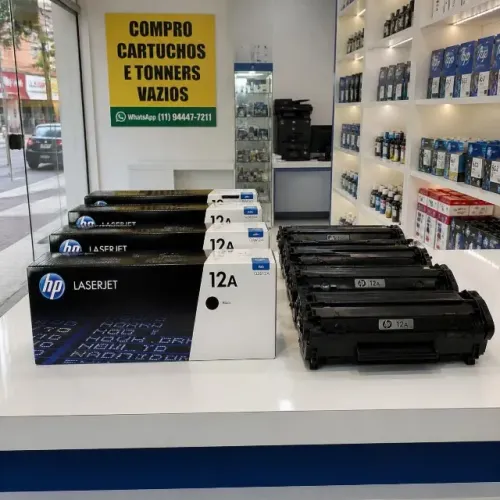 Cartucho de toner para impressora HP, modelo Q2612A (12A)