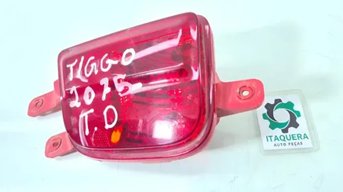 Refletor Parachoque Traseiro Direito Chery Tiggo 2014 2015 Vermelho