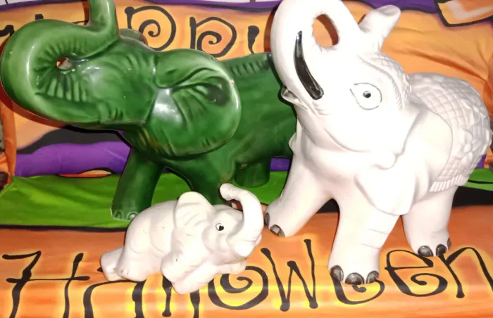 Coleção decoração de elefante