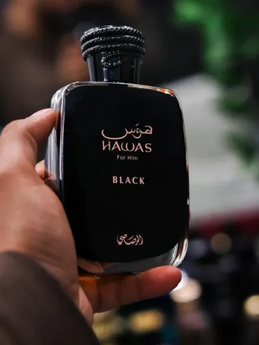 Perfume Árabe Hawas Black Rasasi
