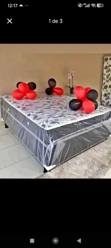 ? R$370 | CAMA BOX CASAL COMPLETA, PAGUE NA ENTREGA