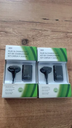 Kit 2 Baterias Recarregável Para Xbox 360 Substitua Pilhas