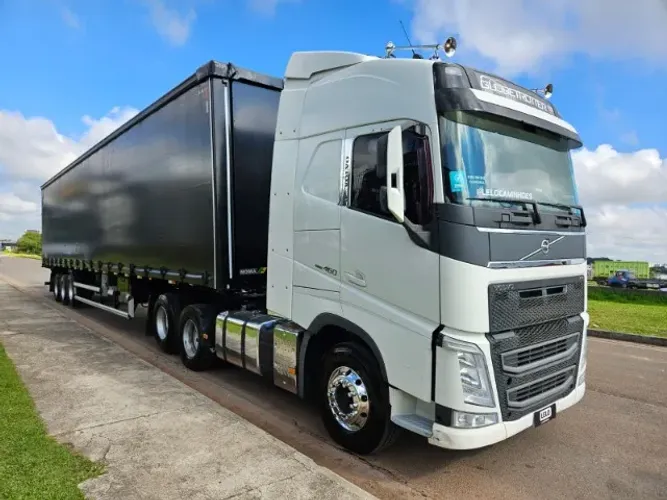 Volvo FH 460 6x2 Globetrotter Automático Ano 18 Mola + Sider Noma Ano 24 30 plt 15.20 x2.8