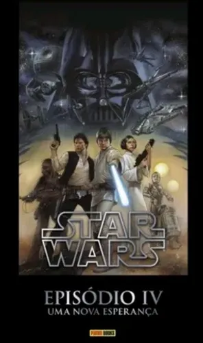 STAR WARS UMA NOVA ESPERANÇA REVISTA QUADRINHOS CAPA DURA GIBI GRAPHIC NOVEL OFICIAL FILME