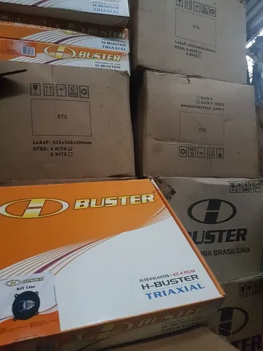 Kit de 4 altofalante buster de 5" Polegadas