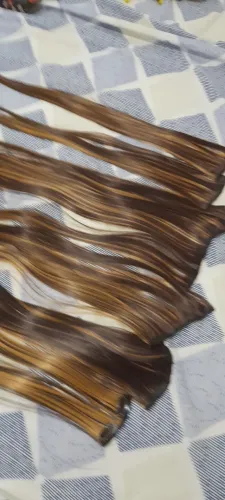 Extensão de cabelo com tik tak obs n e humanos
