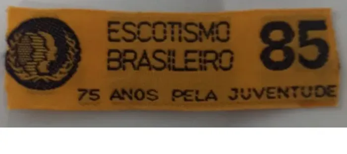 Distintivo Escoteiro Listel 1985