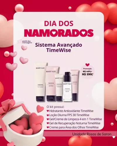 Kit Time Wise Mary kay avançado