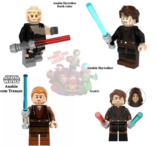 Minifigures de Anakin skywalker - darth Vader Star wars