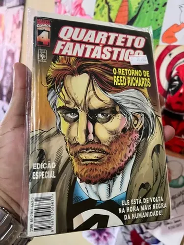 Quarteto Fantástico Retorno de Reed Richards edição especial formatinho de 1998