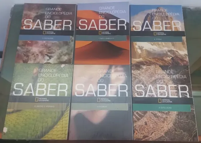Grande Enciclopédia do Saber - 12 Volumes - Usada em Excelente estado de conserv