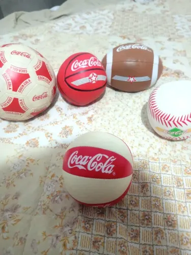 Coleção Coca Cola mini bolas anos 90 