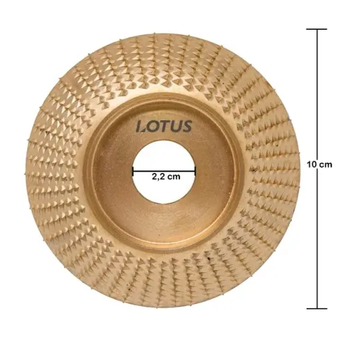 Disco Curvo de Desbaste em Madeira 100mm x 7/8'' Lotus 1841