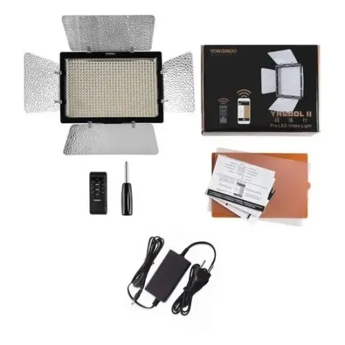 Painel de luz led  Yongnuo YN600L II cor  branca-quente e branca-frio