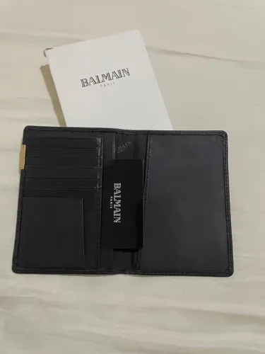 Carteira original Balmain Masculina