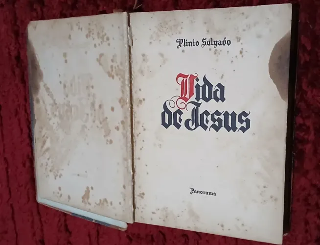 Vida de Jesus - Livro antigo