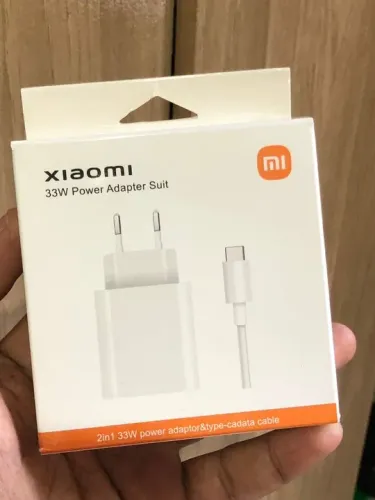 Carregador Xiaomi Turbo Original 33W Tipo-C Novo (Com Garantia)