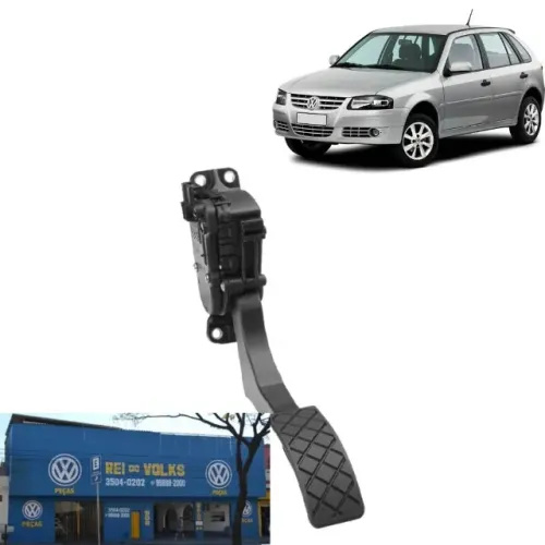 Pedal Acelerador Eletrônico Gol G4 2006, 2007, 2008, 2009, 2010, 2011, 2012, 2013