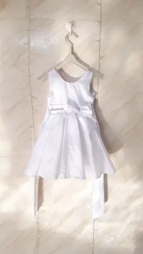 VESTIDO FESTA BRANCO P/ MENINA
