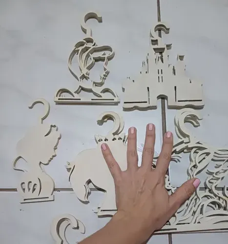 Kit porta laços MDF- cru para montar