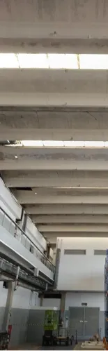 Telha de concreto para galpão 16 x 2m