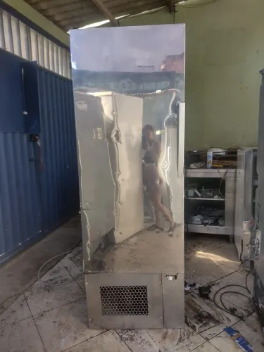 Freezer inox industrial