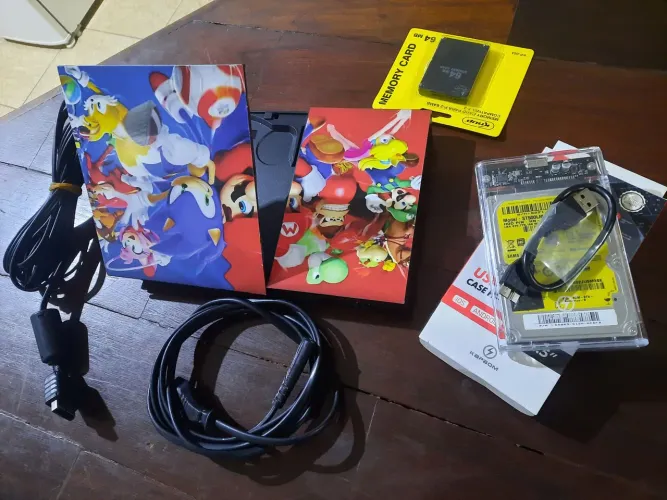 Console de Video Game Playstation  + Jogos e Acessórios