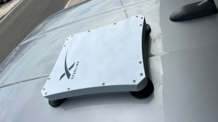 Case Suporte de Teto Starlink Mini - Super Premium Cinza