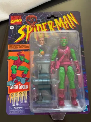 Green Goblin Duende Verde Marvel Legends Retro Hasbro