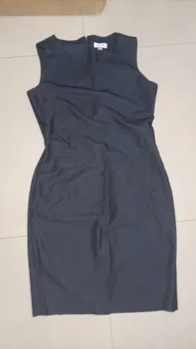 Vestido clássico tubinho de algodão - tamanho G