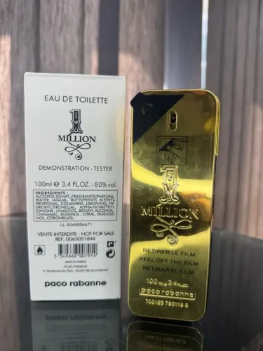Perfume One Million edt 100ml (Caixa Preta e Branca) Original