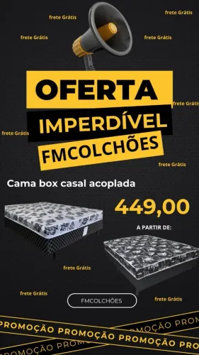 Super liquidação de cama box 