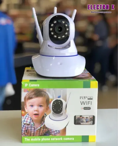 3 antenas câmera wi-fi robozinho