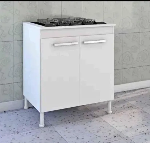 Balcão 2 portas c/cooktop 5B branco