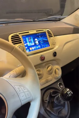 Multimídia específica Fiat 500 - Tela TouchScreen