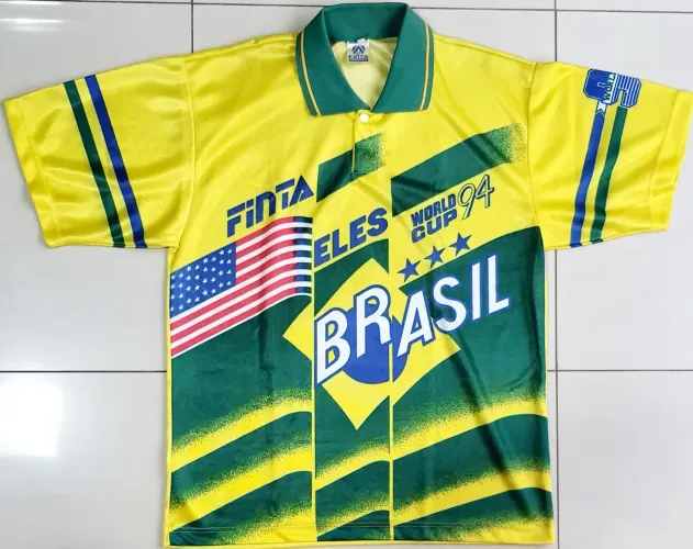 Camisa de Futebol Brasil Copa do Mundo 94 - Finta.