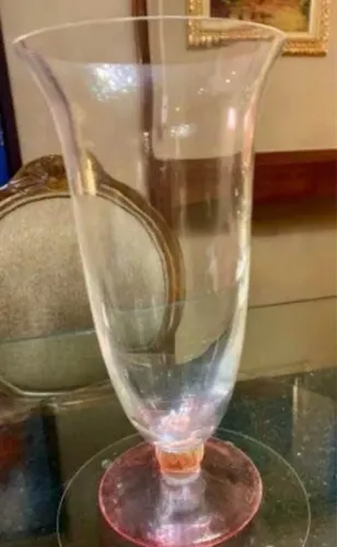 Murano Vaso Murano Ânfora Assinado - Autêntico italiano.