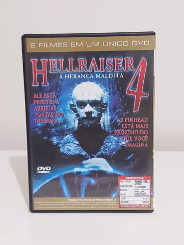 DVD 2 em 1 ORIGINAL Hellraiser e Bruxa de Blair