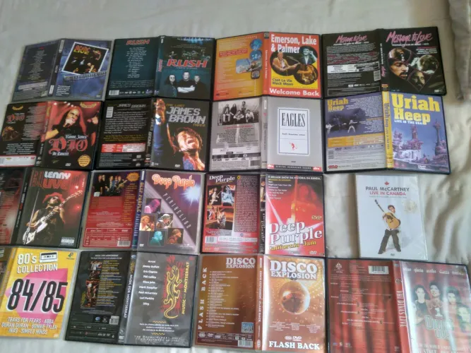 DVDS MUSICAIS NACIONAIS E INTERNACIONAIS (LISTA NA DESCRIÇÃO)