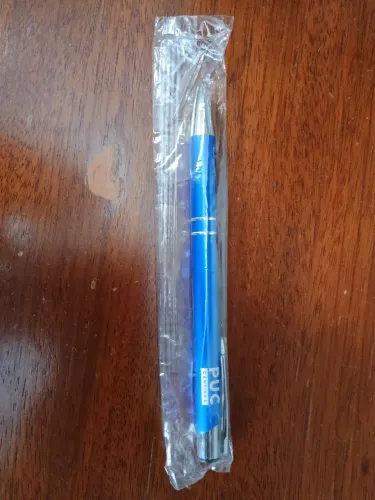 Caneta PUC Campinas Azul