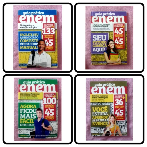ENEM - Provas Antigas, Livros e Apostilas 